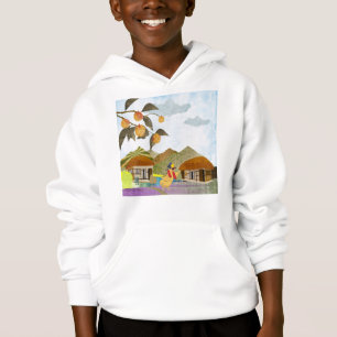 Ein Wiege-Küken, das das Dorf besucht Hoodie
