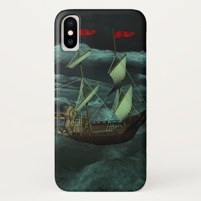 Ein Wild und Stormy Sea iPhone Case-Mate Hülle (Rückseite)