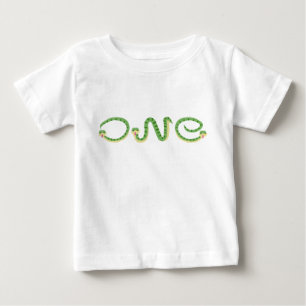 Ein wildes Baby mit auffallender Schlangen-Design T-shirt