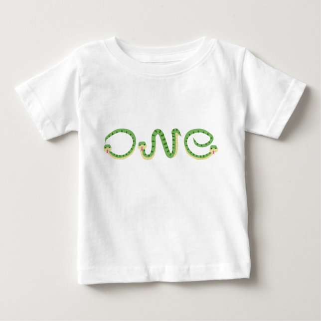 Ein wildes Baby mit auffallender Schlangen-Design T-shirt (Vorderseite)