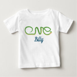 Ein wildes Schlangendesign mit Namen Baby T-shirt
