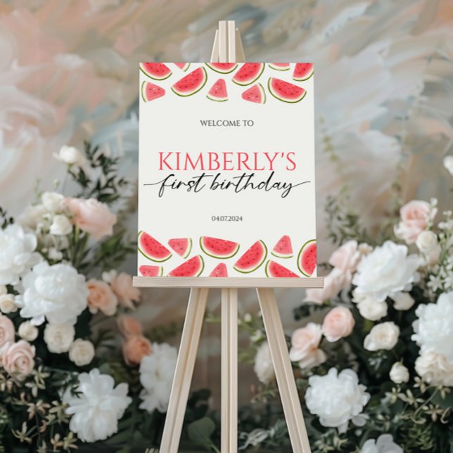 Ein Willkommenszeichen in einem Melon Poster (Von Creator hochgeladen)