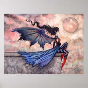 Ein Wind Gothic Fairy Vampire Poster