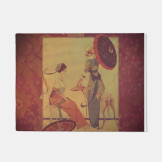 Ein Windhund der Unterscheidung Fußmatte