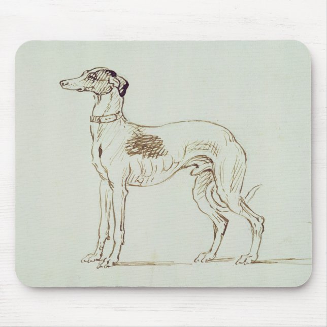 Ein Windhund, Gegenüberstellen verlassen (Stift u. Mousepad (Vorne)