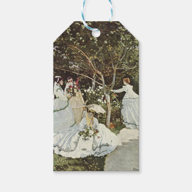 Ein Windrad in Zaandam Claude Monet Geschenkanhänger (Vorderseite)