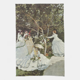 Ein Windrad in Zaandam Claude Monet Geschirrtuch