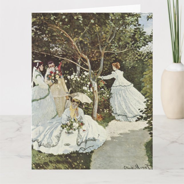 Ein Windrad in Zaandam Claude Monet Karte (Vorderseite)