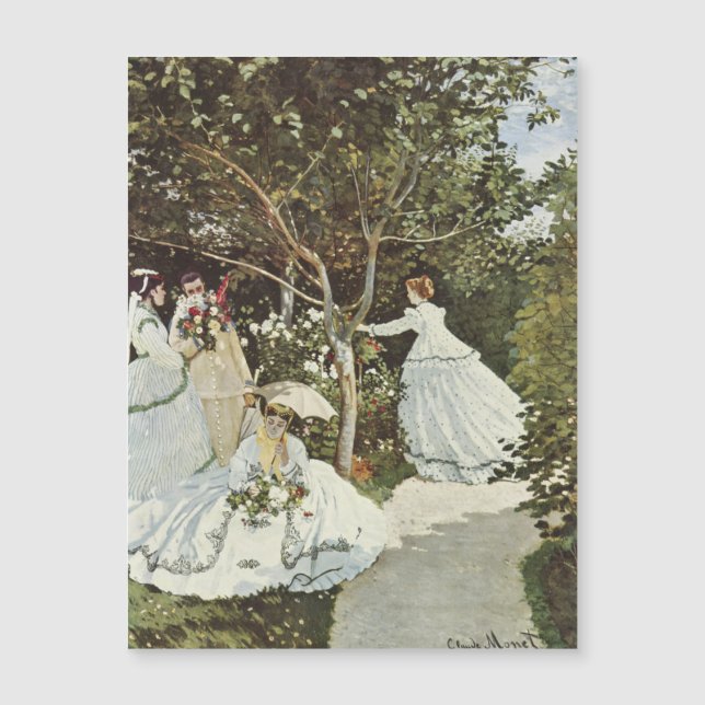 Ein Windrad in Zaandam Claude Monet Magnetkarte (Vorderseite)