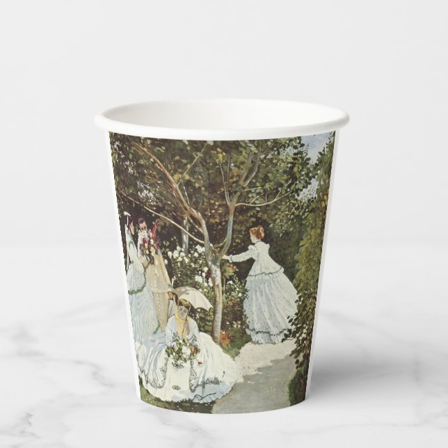 Ein Windrad in Zaandam Claude Monet Pappbecher (Vorderseite)