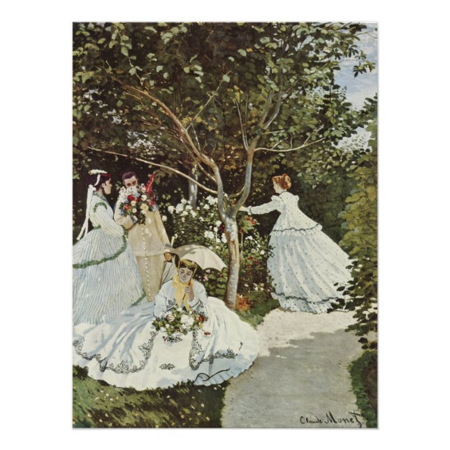 Ein Windrad in Zaandam Claude Monet Poster (Vorderseite)