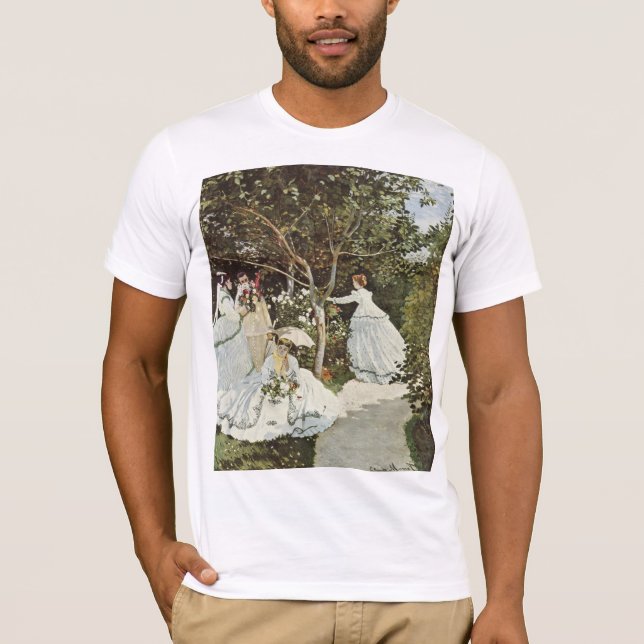 Ein Windrad in Zaandam Claude Monet T-Shirt (Vorderseite)