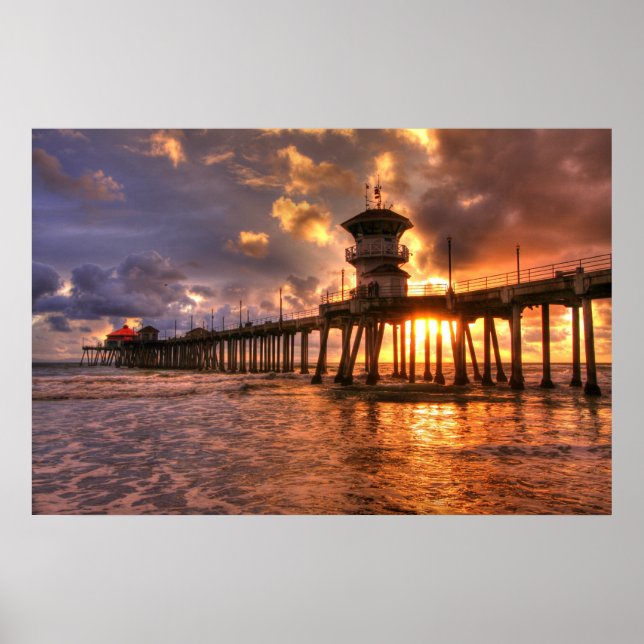 Ein Winter Sunset " Poster (Vorne)