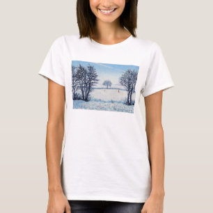 Ein Winter-Weg T-Shirt