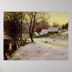Ein Wintermorgen, berühmtes Gemälde, Poster