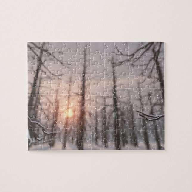 Ein Winternachtstrick Puzzle (Horizontal)