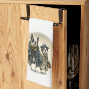 Ein Winterspaziergang 01 Geschirrtuch