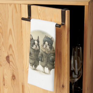 Ein Winterspaziergang 02 Geschirrtuch