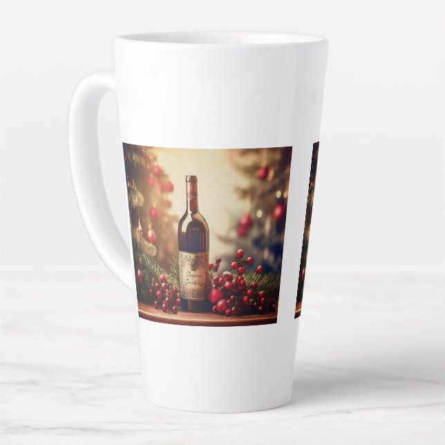 Ein Winterurlaubsgeschenk Milchtasse (Linke Ecke)