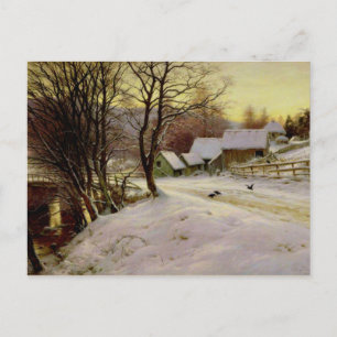 Ein Wintervormittag Postkarte