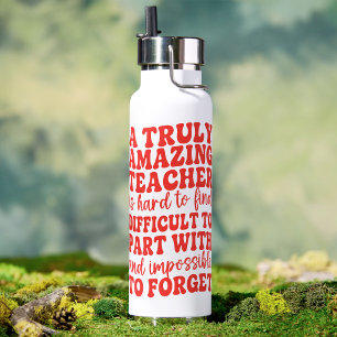 Ein wirklich außergewöhnlicher Lehrer ist schwer z Trinkflasche