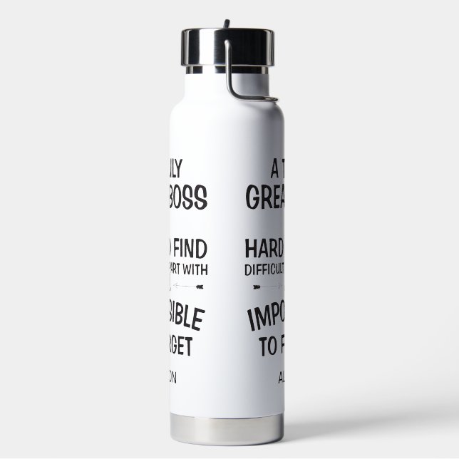 Ein wirklich großartiger Chef personalisierter Bec Trinkflasche (Links)