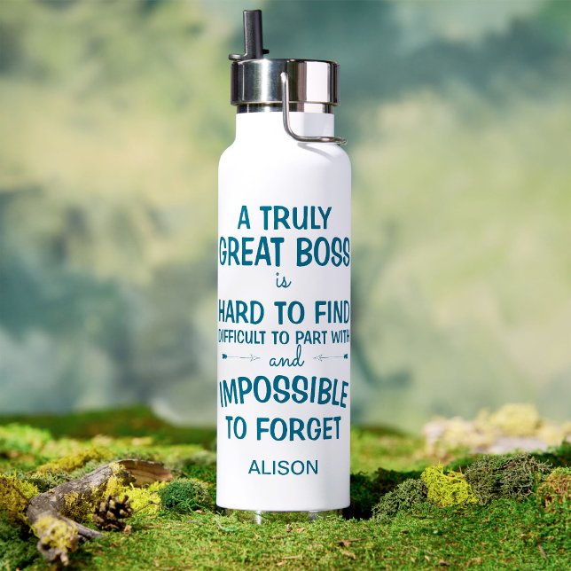 Ein wirklich großartiger Chef personalisierter Bec Trinkflasche (Von Creator hochgeladen)