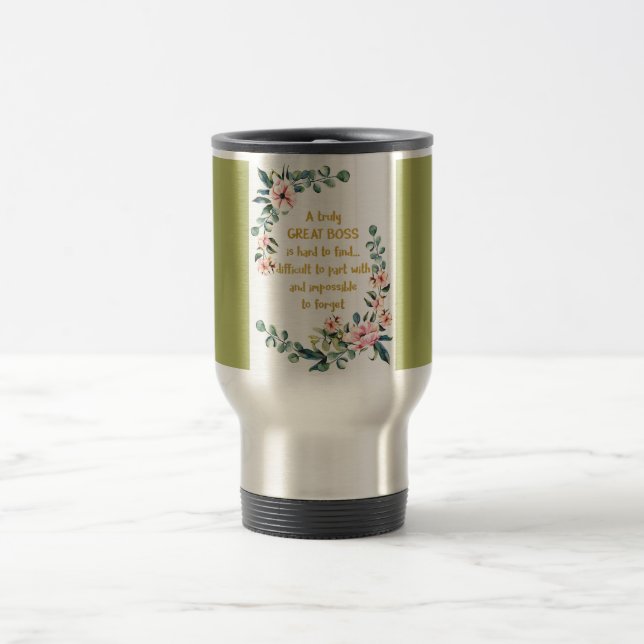 Ein wirklich großartiger Chef Wertgutschein Boss D Reisebecher (Mittel)