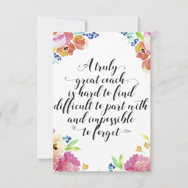 Ein wirklich großartiger Coach Kostenvoranschlag C (Vorderseite)