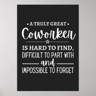 Ein wirklich großartiger Mitarbeiter Poster