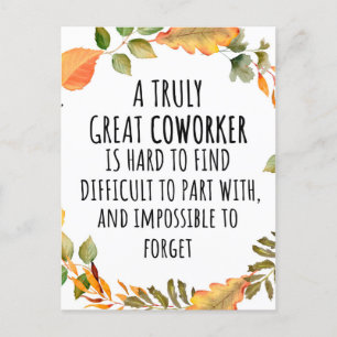 Ein wirklich großartiger Mitarbeiter Postkarte