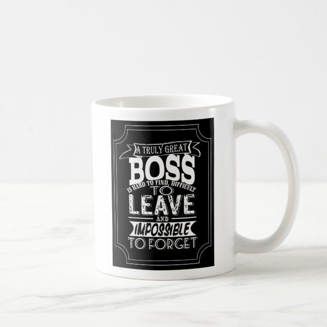 Ein wirklich großartiges Boss-Tasse-Geschenk Kaffeetasse (Rechts)
