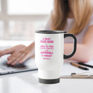 Ein wirklich großer Boss Personalisiert Reisebecher
