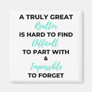 Ein wirklich großer Immobilienmakler ist schwer zu Magnet