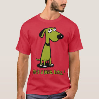 ein Witz als Vintager Hund T-Shirt