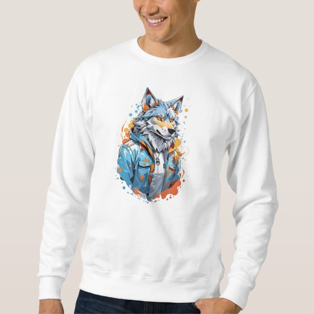 Ein Wolf-T - Shirt (Vorderseite)