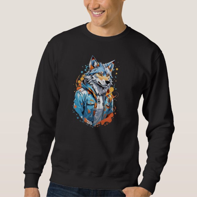 Ein Wolf-T - Shirt (Vorderseite)