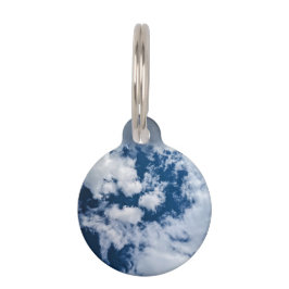 Ein Wolkenwirbel Haustiermarke