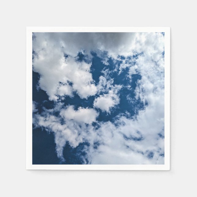 Ein Wolkenwirbel Serviette (Vorderseite)