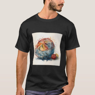 Ein Wollknäuel, das sich entwirrt und loslässt T-Shirt