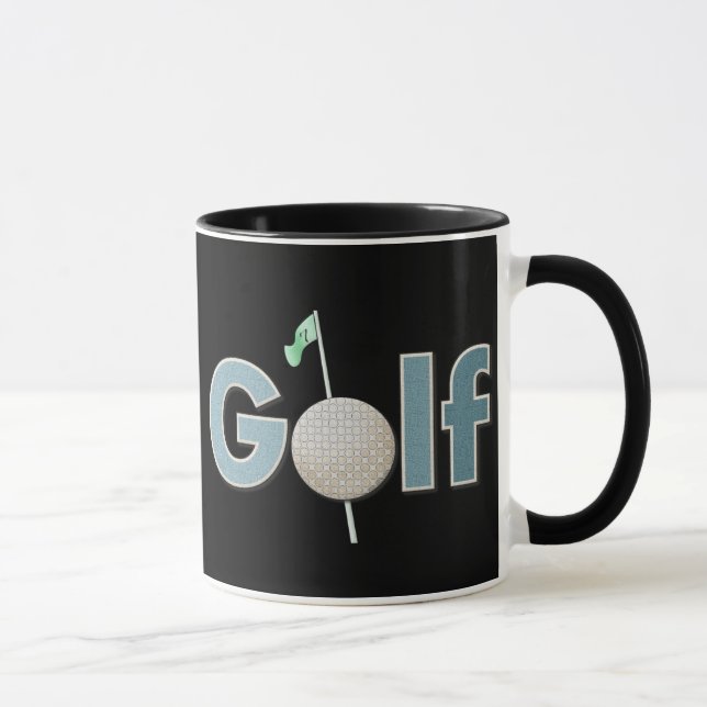 Ein Wort: Golf Tasse (Rechts)