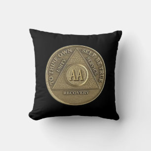 Ein Wunder geschah am CUSTOM DATUM Sober Coin Kissen
