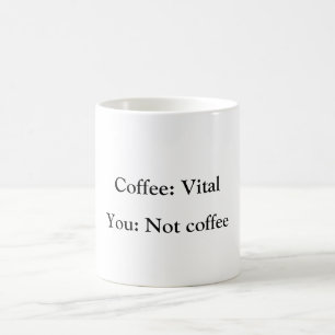 Ein wunderbar lustiger Schlamm für einen Kaffeelie Kaffeetasse
