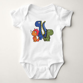 Ein wunderlicher Dinosaurierfreund, niedlich und Baby Strampler