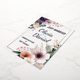 🌸 Ein wunderschön blühendes Andenken Folieneinladung