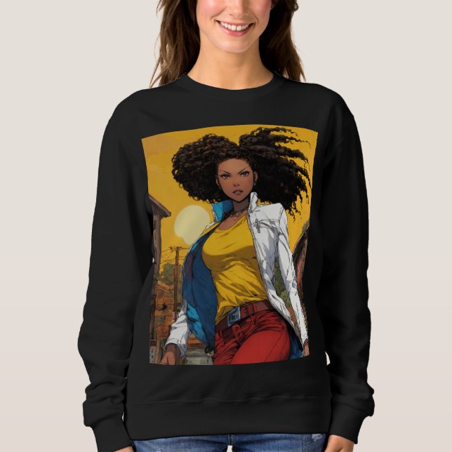 ein wunderschöner afrikanischer Design-T - Shirt (Vorderseite)