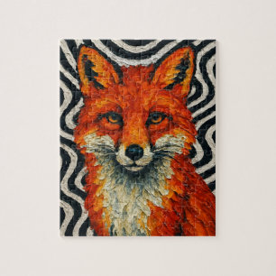 Ein wunderschöner roter Fuchs Puzzle