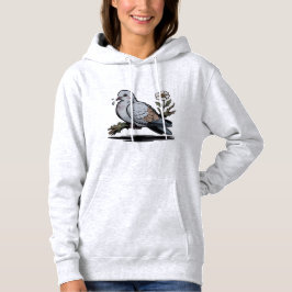 ein wunderschöner Taubenvogel, auf einem Ast, T - Hoodie