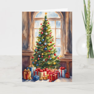 Ein wunderschöner Weihnachtsbaum Karte