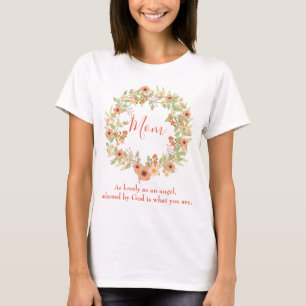 Ein wunderschönes Blumenkranz der Mama T-Shirt